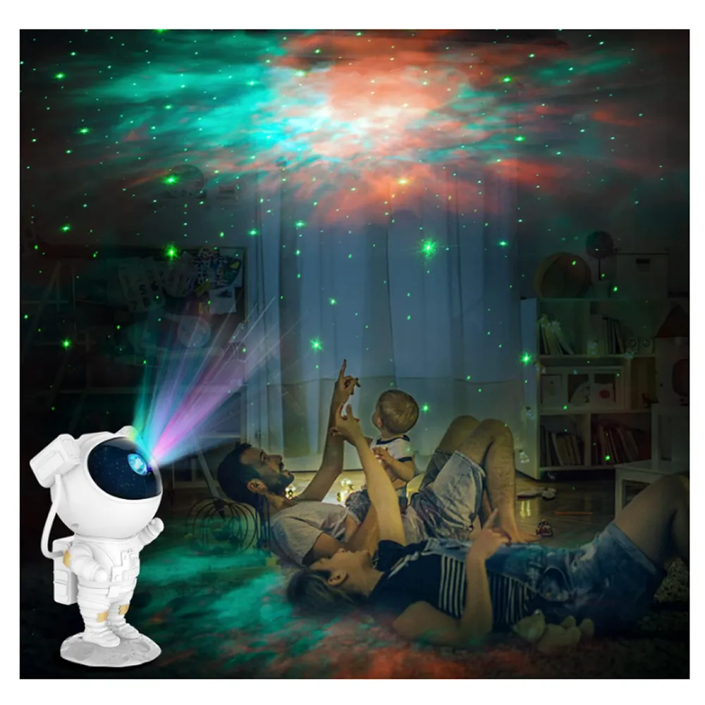 Various Nebula Effects Astronaut Projector Night Light
