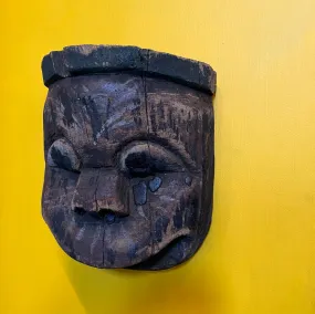 Vintage Wooden Indian Mask -2 ( 12 inches )