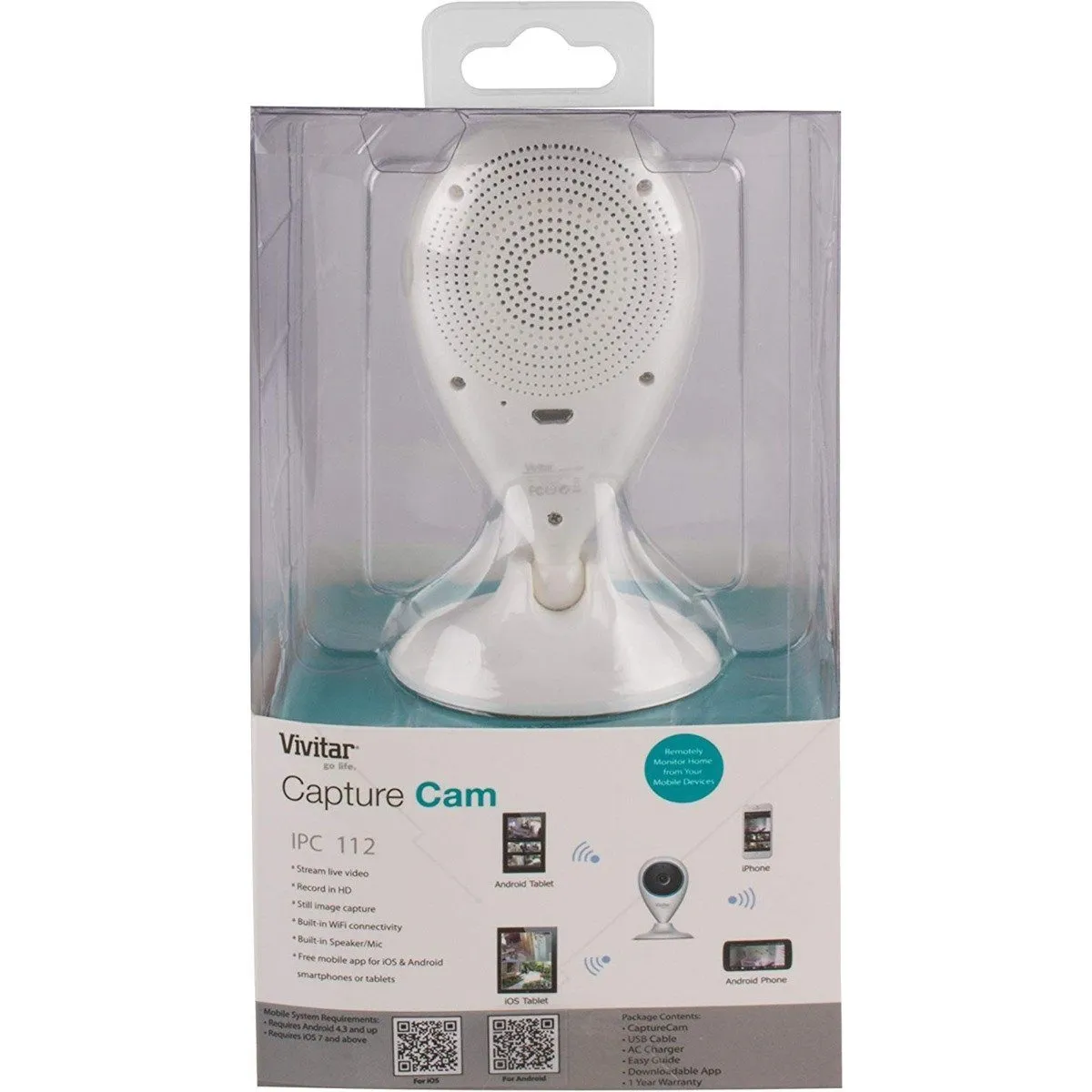 Vivitar Smart Home WiFi IP Capture Cam