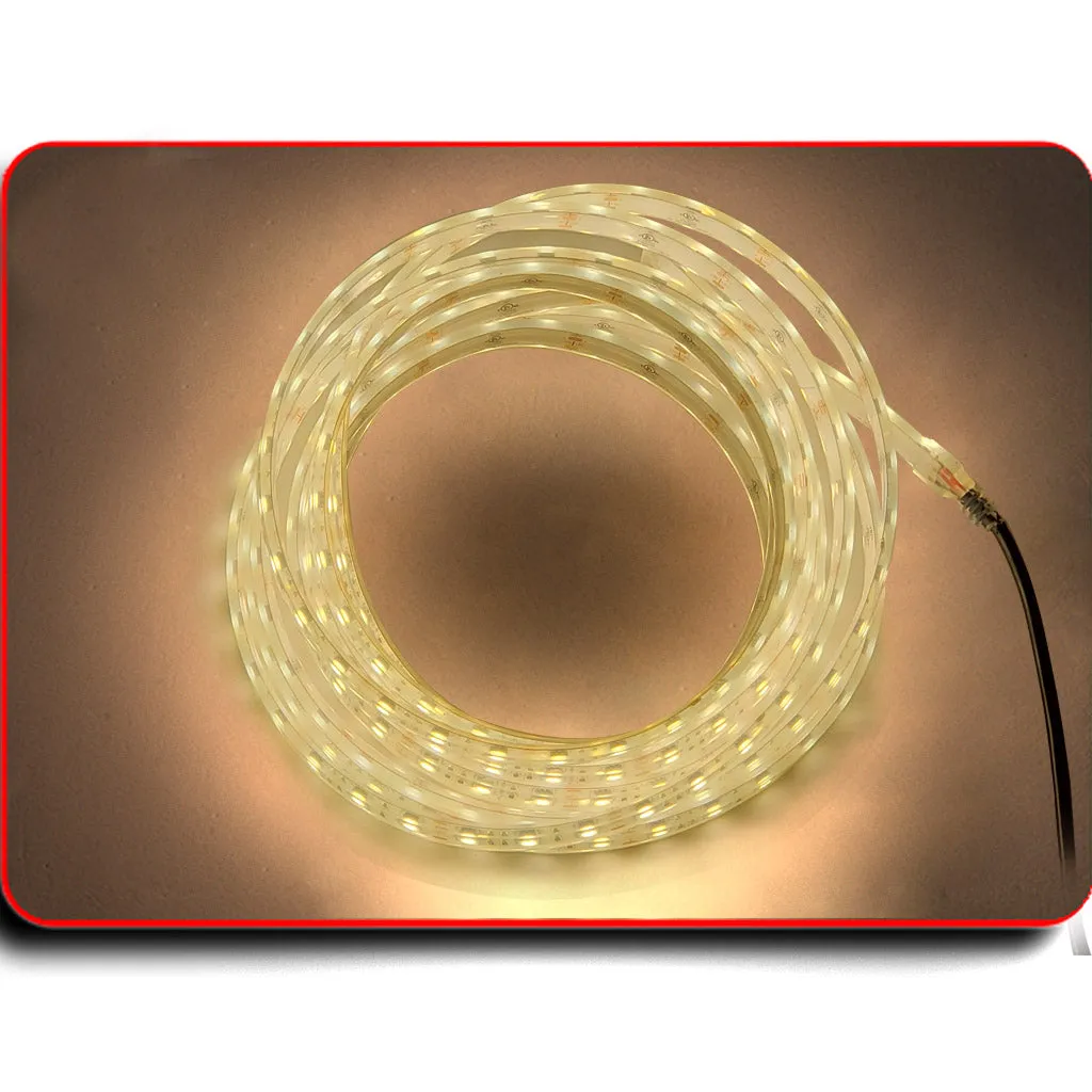 Waterproof Flexible Light Strip - IP68 - 12V - 4000K White **16FT ONLY**