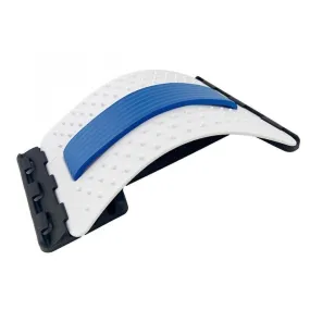 White-blue Back Massager Stretcher Equipment Massage Tools Massageador Magic Stretch Fitness Lumbar Support Relaxation Spine Pain Relief