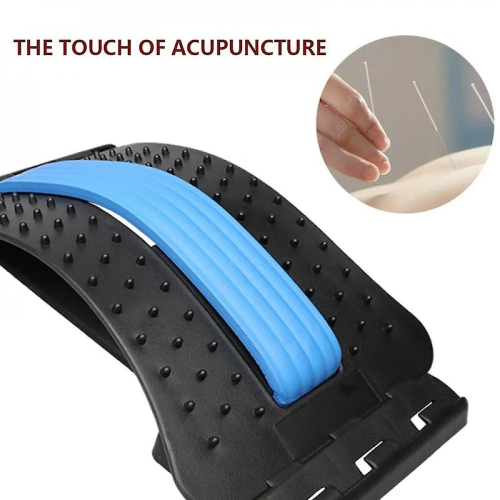 White-green Back Massager Stretcher Equipment Massage Tools Massageador Magic Stretch Fitness Lumbar Support Relaxation Spine Pain Relief