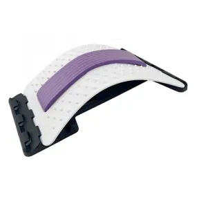White-Purple Back Massager Stretcher Equipment Massage Tools Massageador Magic Stretch Fitness Lumbar Support Relaxation Spine Pain Relief