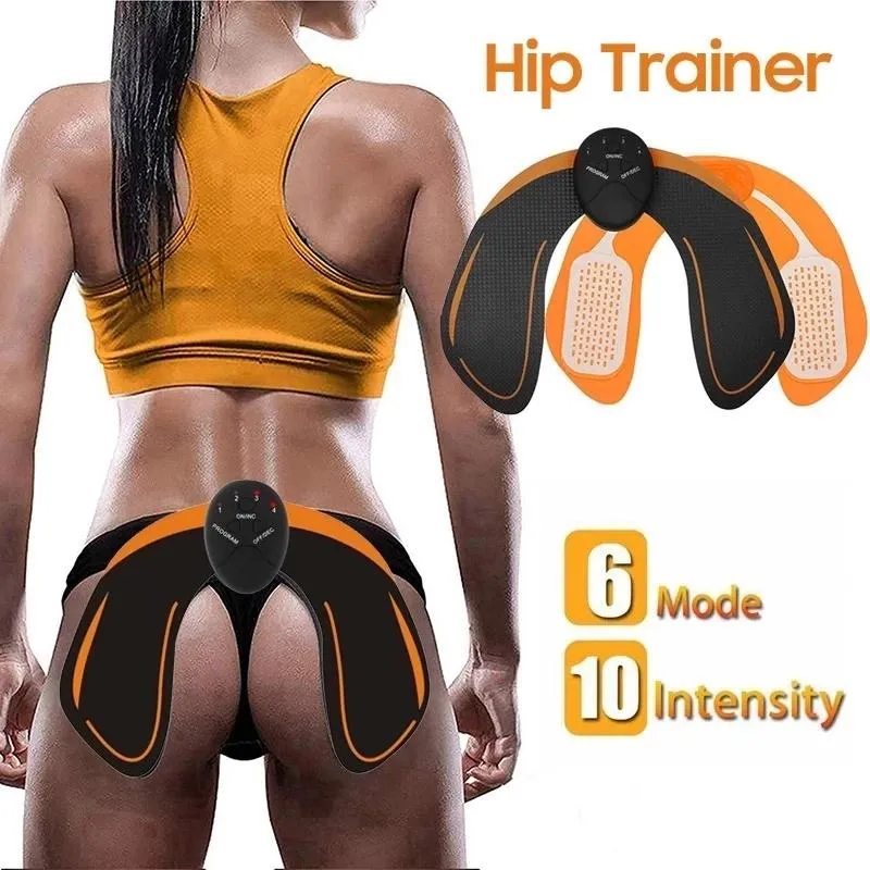 Wireless EMS Muscle Stimulator Toner ABS Abdomen Arm Leg Hip Trainer Weight Loss Fitness Shaping Massager
