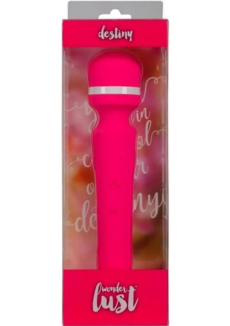 Wonderlust Destiny Silicone Rechargeable Wand Massager