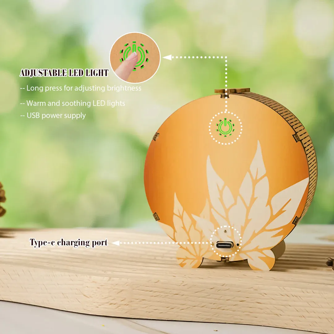 Woodbests - Squirrel's Reading Kit - 3D Wooden Puzzle Night Light (Pre-Order)