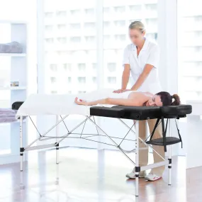 Yaheetech 2 Fold Aluminum Massage Bed 28"
