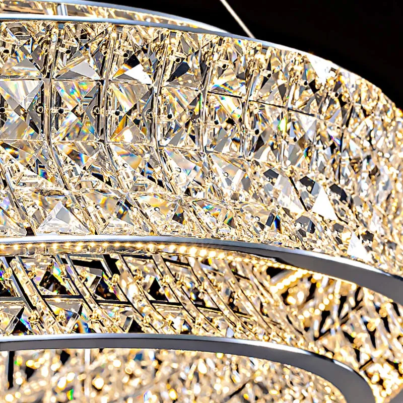 YLK Knani Creative Crystal Chandelier For Dining Room Luxury Home Decor Hanging Lamp