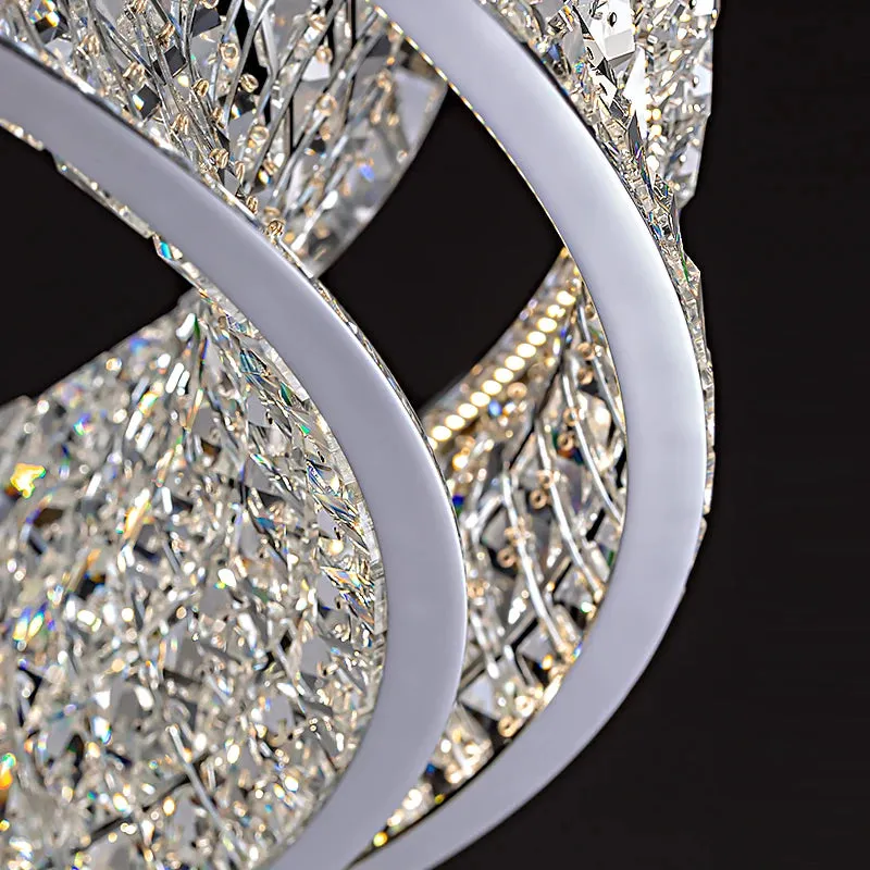 YLK Knani Creative Crystal Chandelier For Dining Room Luxury Home Decor Hanging Lamp