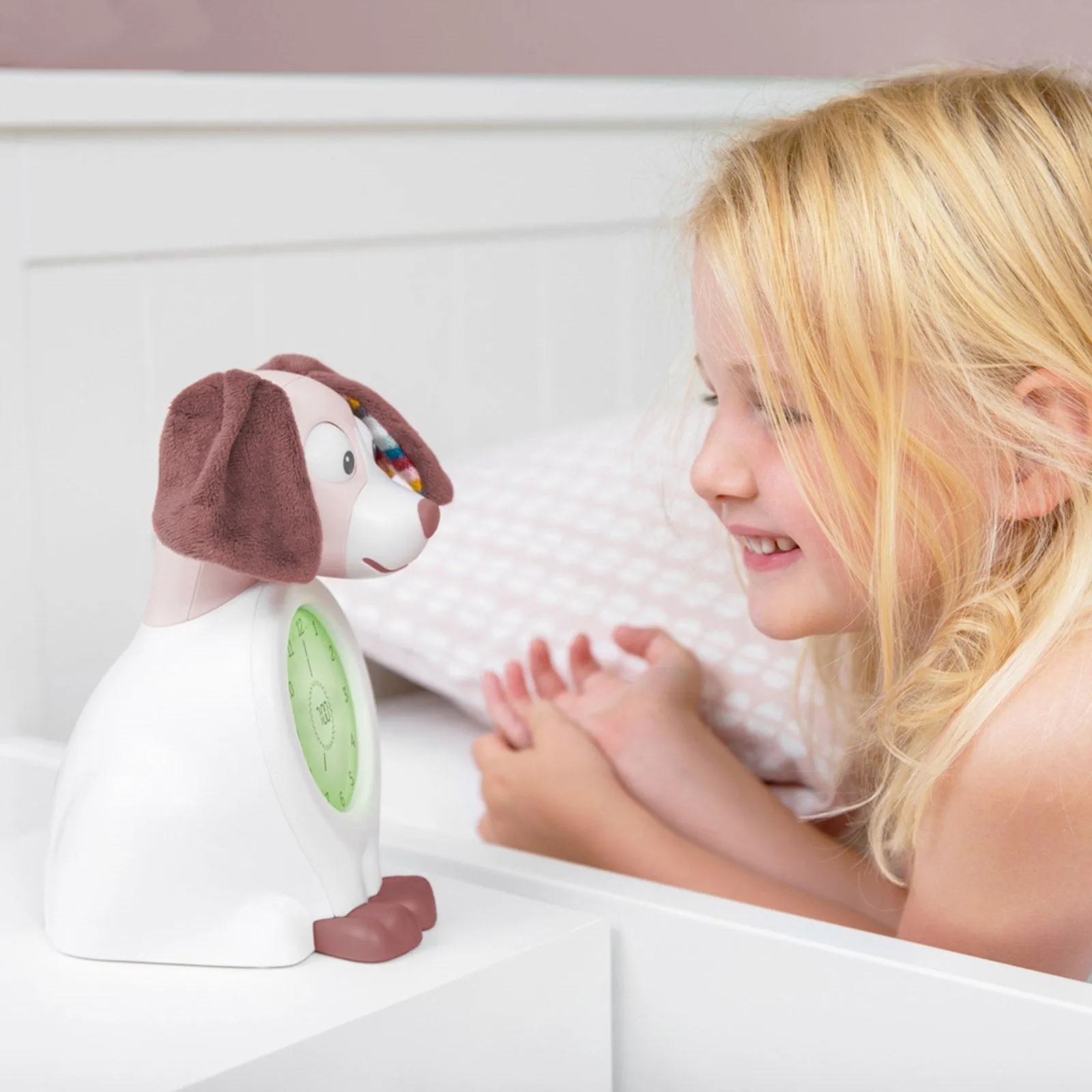 Zazu Sleeping trainer Davy the Dog | little finger
